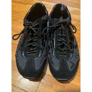 Coach Black Kodie Sneakers, Size 8